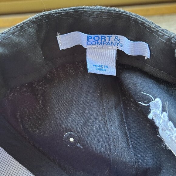 Stanford Baseball Hat O/S Black Red Port & Company University Cap Stitched Tree - Picture 5 of 7